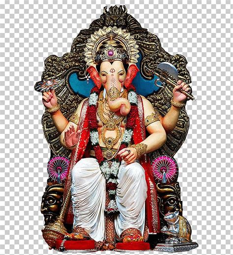 Mumbai Lalbaugcha Raja Ganesha Hanuman Ganesh Chaturthi PNG, Clipart ...