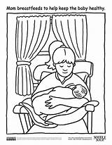 Breastfeeding Coloring Pages At GetColoringscom  Free Printable sketch template