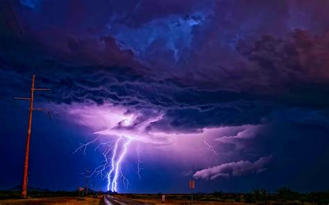 lightning, Storm, Rain, Clouds, Sky, Nature, Thunderstorm Wallpapers HD ...