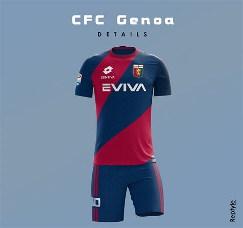 Genoa Calcio soccer kit concept on Behance