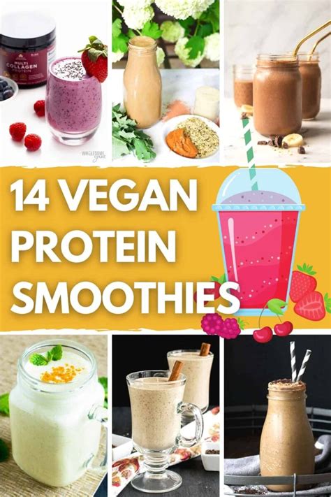 14 Vibrant Vegan Protein Smoothies (Over 15g protein each!)