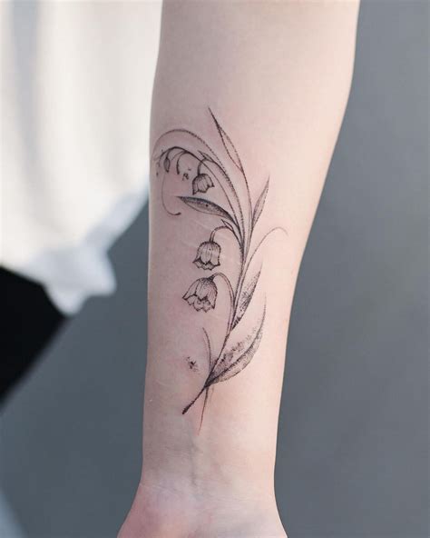 43+ Lily of the Valley Tattoo Ideas That Bloom | Tattoozz | Lily flower ...