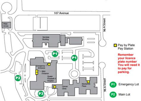 Memorial Hospital Parking Map