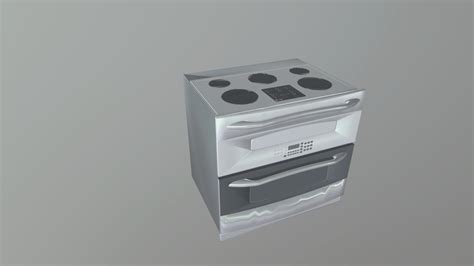 GE Profile Double Oven Electric Range - Download Free 3D model by allenbranch [e2ee65b] - Sketchfab