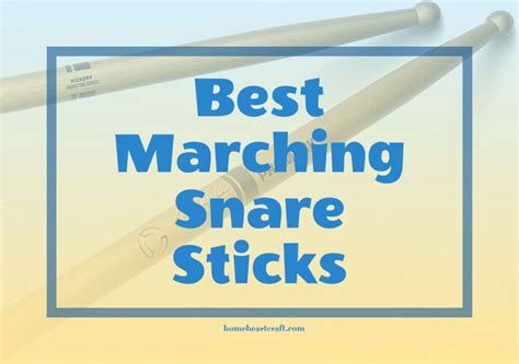 10 Best Marching Snare Sticks 2024 - Top Drum Sticks