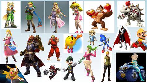 Super Smash Bros. for WiiU - DLC Costumes Ideas by DENDEROTTO on DeviantArt