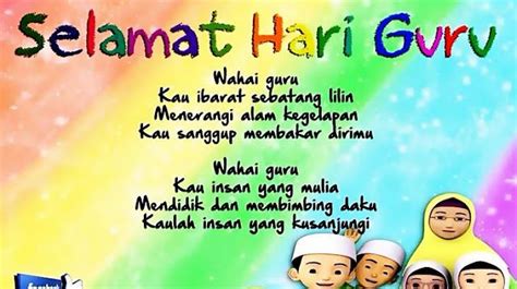 KAD UCAPAN SELAMAT HARI GURU YANG COMEL-COMEL!! | Guru, Gambar kartun ...