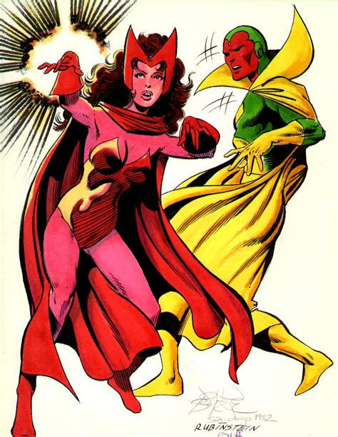 Marvel Comics of the 1980s: 1982 - The Vision and Scarlet Witch by John ...