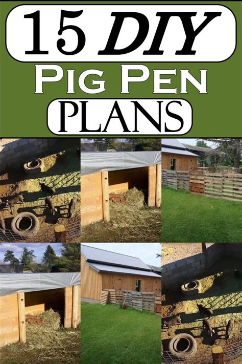 15 DIY Pig Pen Plans To Build - Craftsy