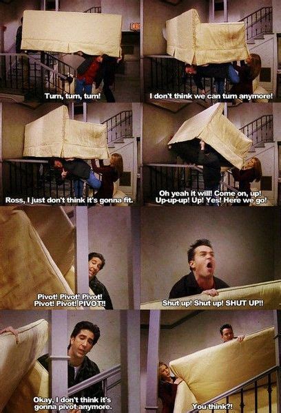 PIVOT! | Moving Ross's couch | The One With The Cop | Love this so much ...