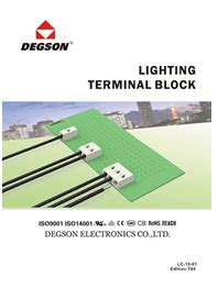 Degson Electronics | Terminal Blocks | NAC Semi - NAC Semi