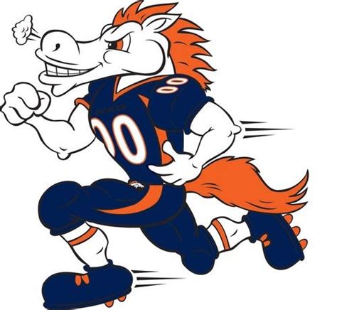 Miles Broncos Mascot (@5280Miles) | Denver broncos football, Denver broncos logo, Broncos logo