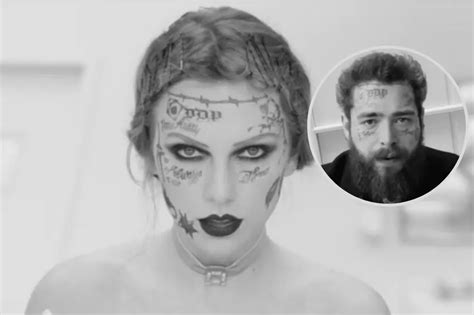 Taylor Swift Has Post Malone’s Tattoos in ‘Fortnight’ Video - XXL