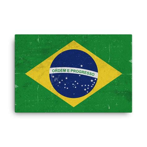 Brazil Flag, Brazil Flag Art, Brazilian Flag, Brazil Flag Wall Art ...