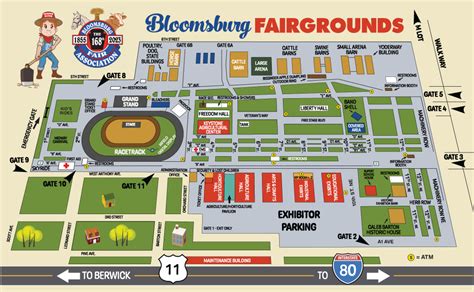 Map | Bloomsburg Fair