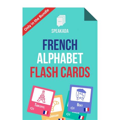 French Alphabet Flashcards to Learn French Now – SPEAKADA