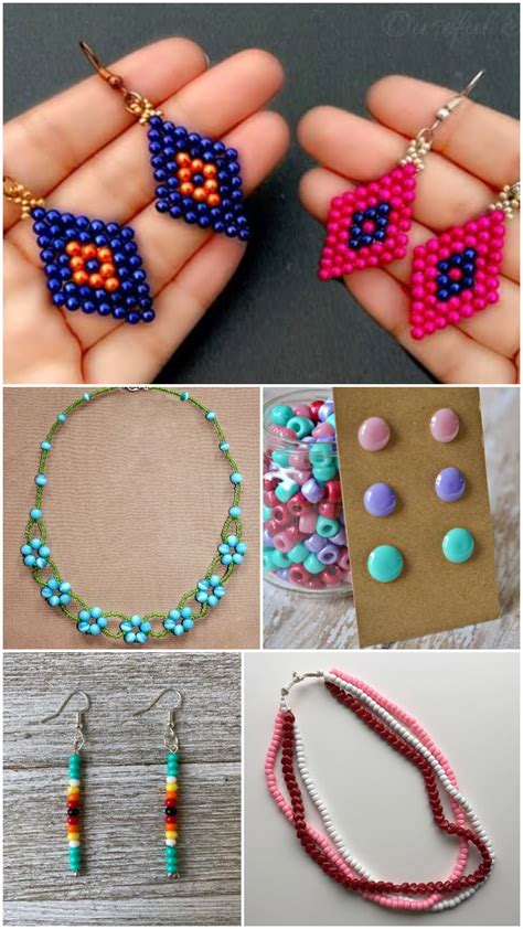 Handmade Jewelry Beaded Crafts - Kids Art & Craft