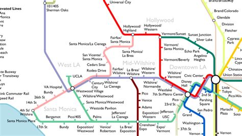 The Most Optimistic Possible LA Metro Rail Map of 2040 - Curbed LA