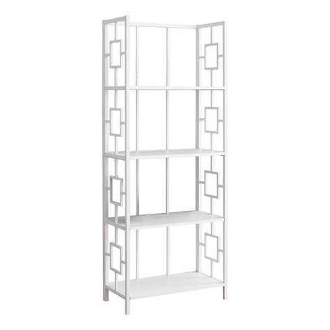 BOOKCASE - 62"H / WHITE / WHITE METAL ETAGERE - Walmart.com - Walmart.com