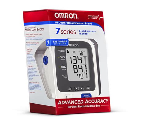 Omron 7 Series Upper Arm Blood Pressure Monitor; 2-User, 120-Reading ...