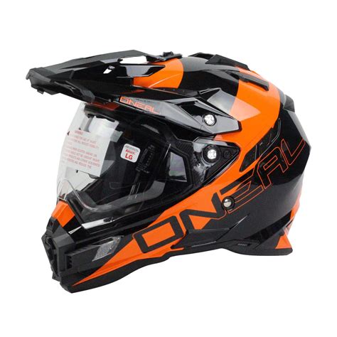 Orange Modular Motorcycle Helmet - IWQAFA