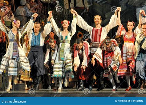 Traditional dance, Ukraine editorial stock image. Image of based ...