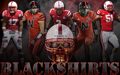 Wallpapers By Wicked Shadows: Nebraska Blackshirts 2012 Wallpaper