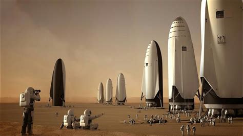 Spacex concept of Interplanetary Travel to Mars | BFR - YouTube