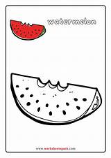 Free Summer Fruit Coloring Pages For Preschool  Worksheetspack sketch template