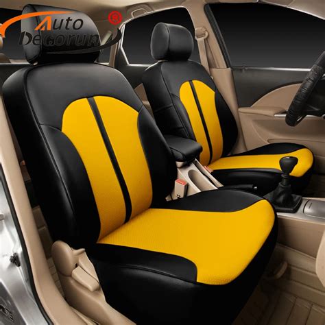 AutoDecorun tailored car seat covers for Jaguar XJL accessories PU ...