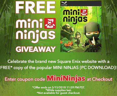 Mini Ninjas Game for PC Free Giveaway [Working]