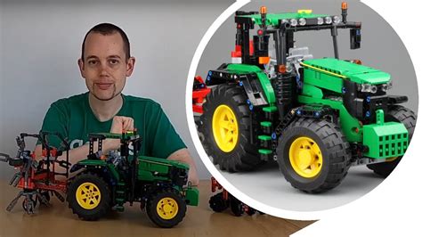 LEGO Technic John Deere 9620R 4WD Tractor 42136 Building Toy Set For ...