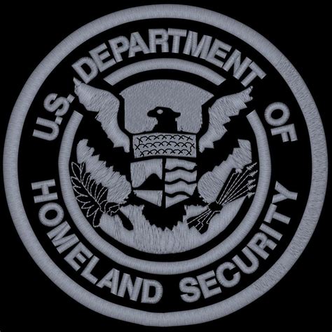 DHS Dept. of Homeland Security Hoodie Black & Gray Logo 252 | Etsy