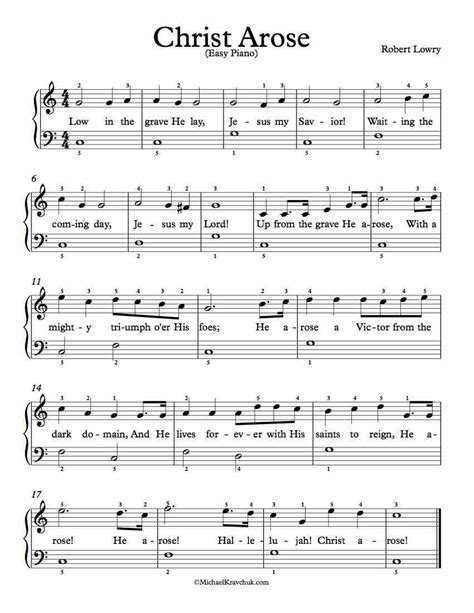 Free Printable Gospel Sheet Music For Piano - Free Printable