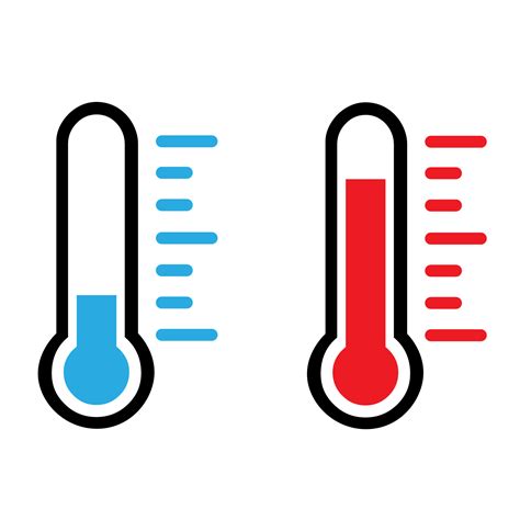 Cold and hot icon vector. temperature illustration sign. thermometer symbol. heat logo. 22962714 ...