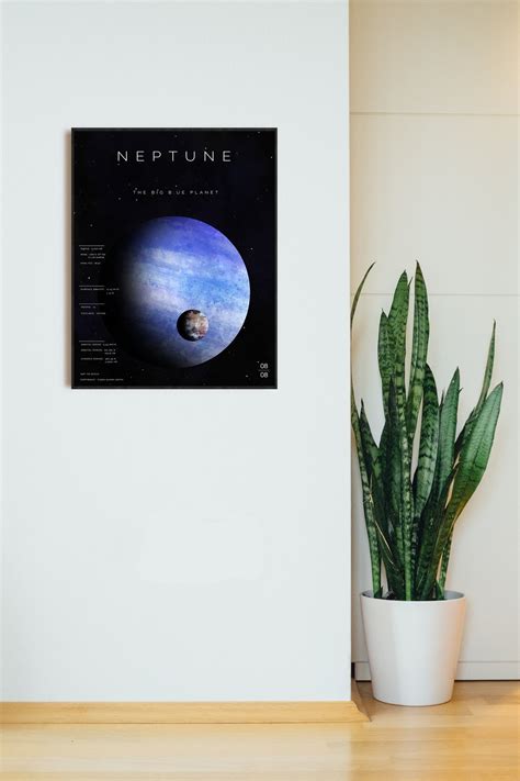 Digital Neptune Poster - Etsy