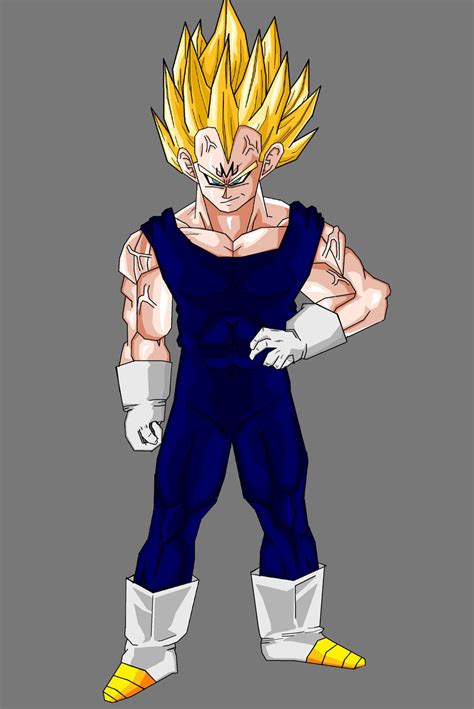 Majin Vegeta by Arguvandal on DeviantArt