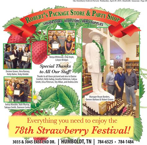 Humboldt TN Strawberry Festival Preview 2015 by April Jackson - Issuu