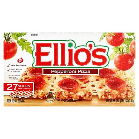 Ellio's Pepperoni Pizza, 27 count, 56.6 oz - The Fresh Grocer