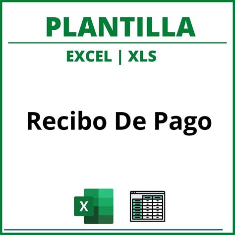 Formato De Recibo De Pago En Excel - Image to u