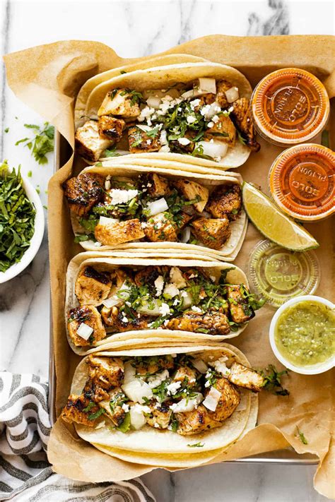 The Best Chicken Street Tacos Recipe - Midwest Foodie