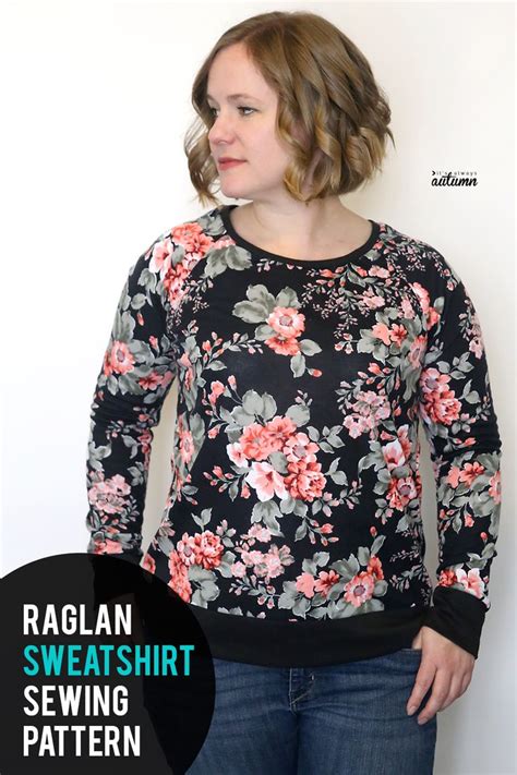 long sleeve raglan sweatshirt | free sewing pattern | Raglan sweatshirt pattern, Raglan ...