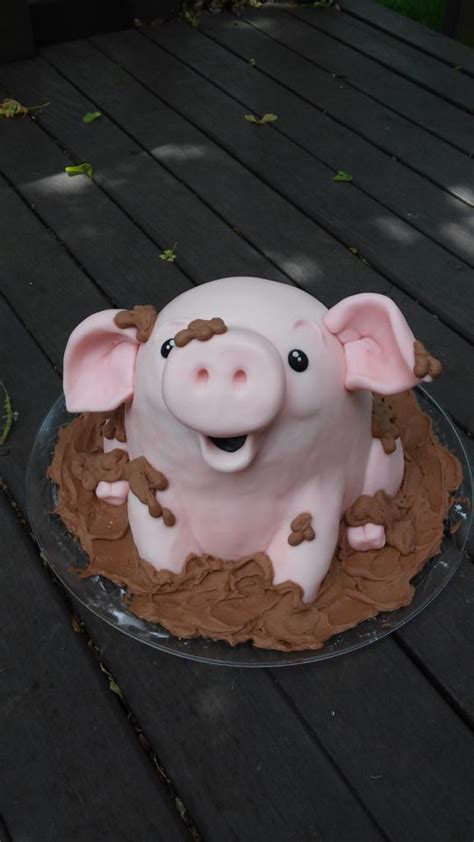 This little Piggy.... | Pastel de cerdo, Tortas, Torta de cupcakes