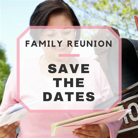 Family Reunion Save the Dates