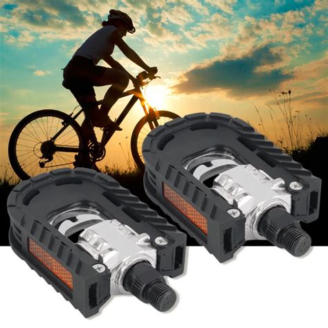 Universal Aluminum Alloy Mountain Bike Bicycle Folding Pedals Non slip ...