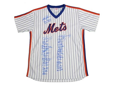 New York Mets 1986 Signed Jersey