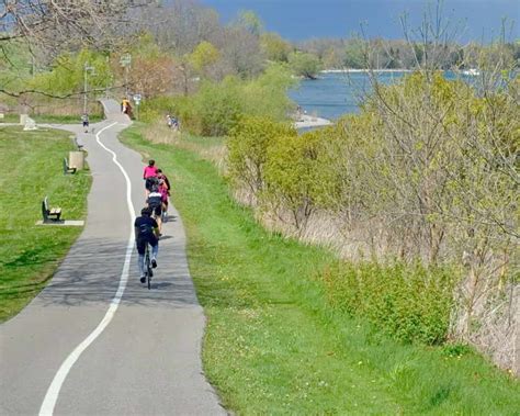 Ajax Waterfront - Park Trail - Ontario Bike Trails