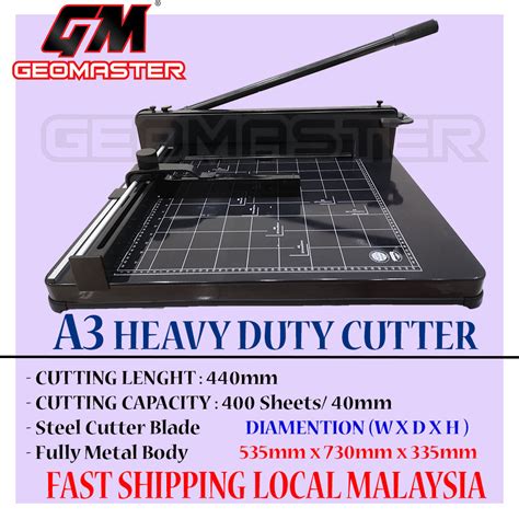 A3 PAPER CUTTER - HEAVY DUTY PAPER CUTTER STAINLESS CUTTER