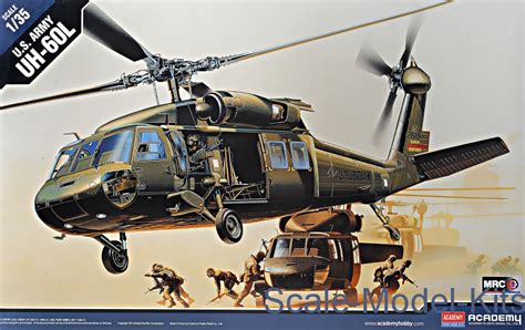 Academy - Helicopter UH-60L "Black Hawk" - plastic scale model kit in 1 ...