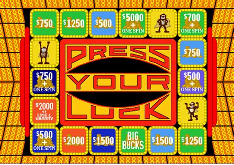 The Big Press Your Luck game board! by FromEquestria2LA on DeviantArt